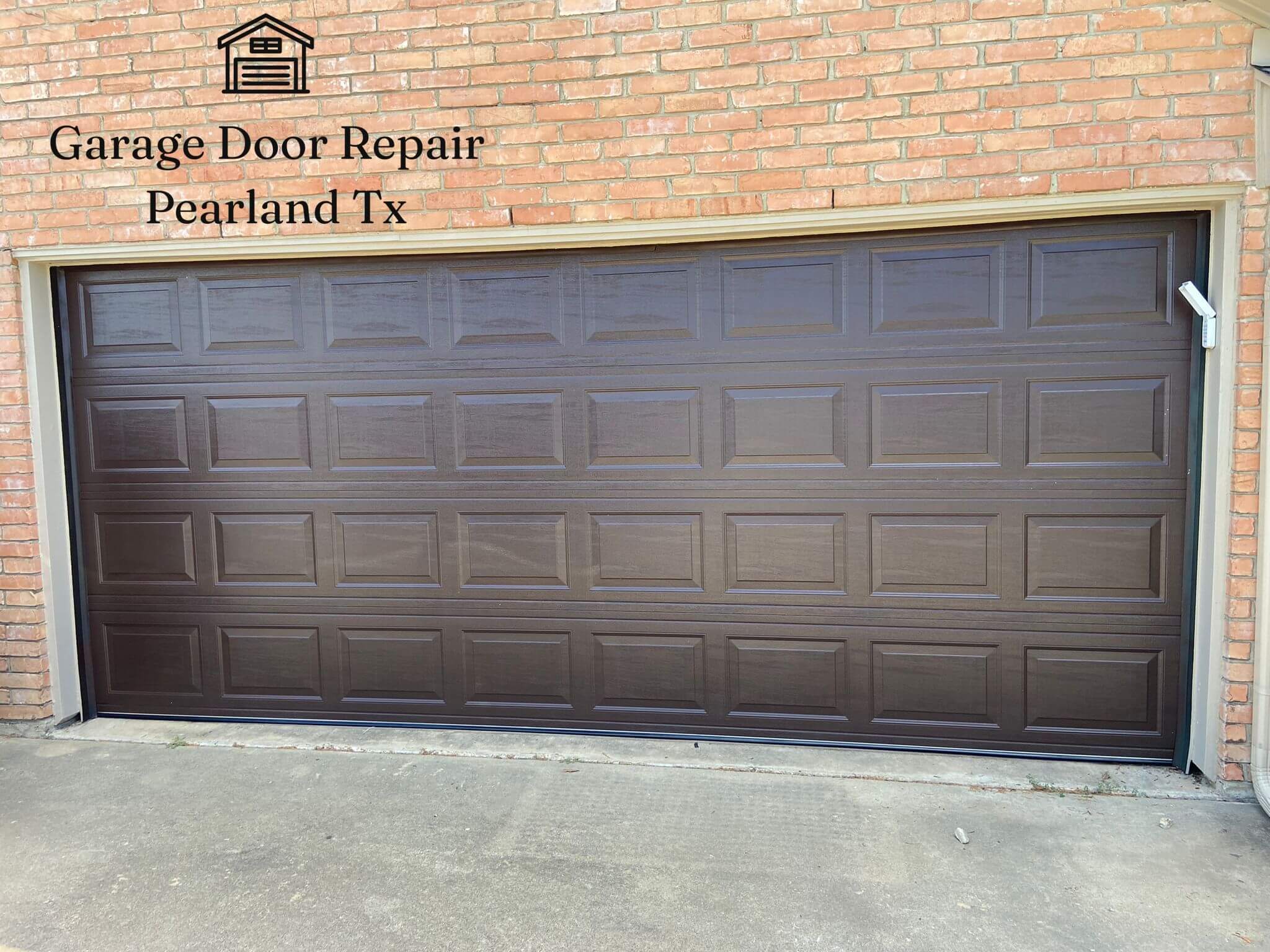 new-brown-short-panel-garage-door-install